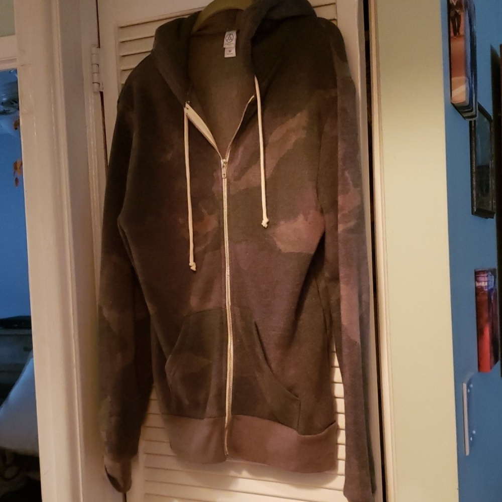 Camoflauge fleece lined jacket